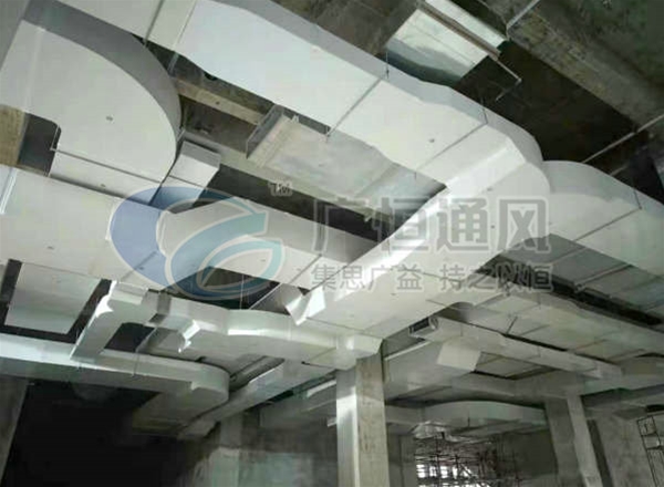 不鏽（xiù）鋼風管實景